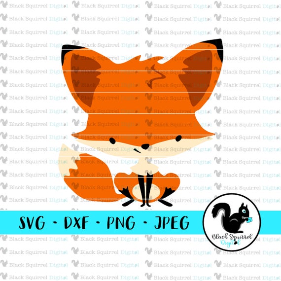 Woodland clipart stencil. Critters fox baby shower