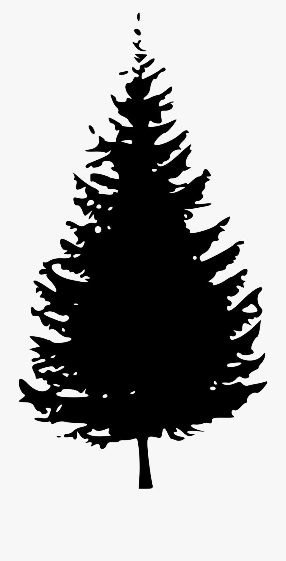 Transparent cliparts pine silhouette. Woodland clipart tree oregon