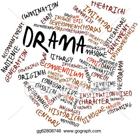 words clipart drama