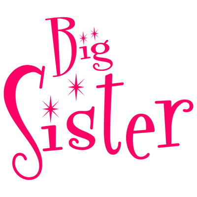 the big all. Words clipart sister