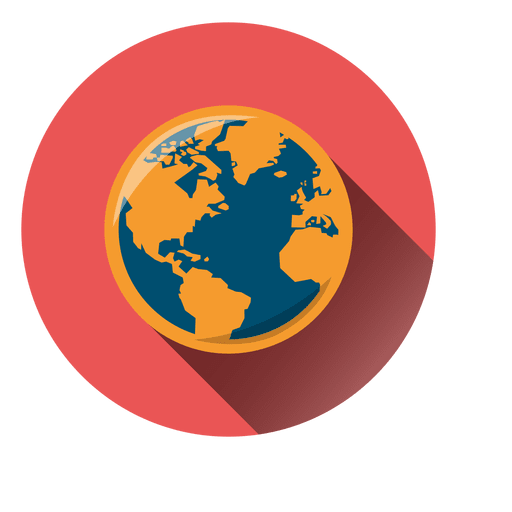 Globe circle icon transparent. World vector png