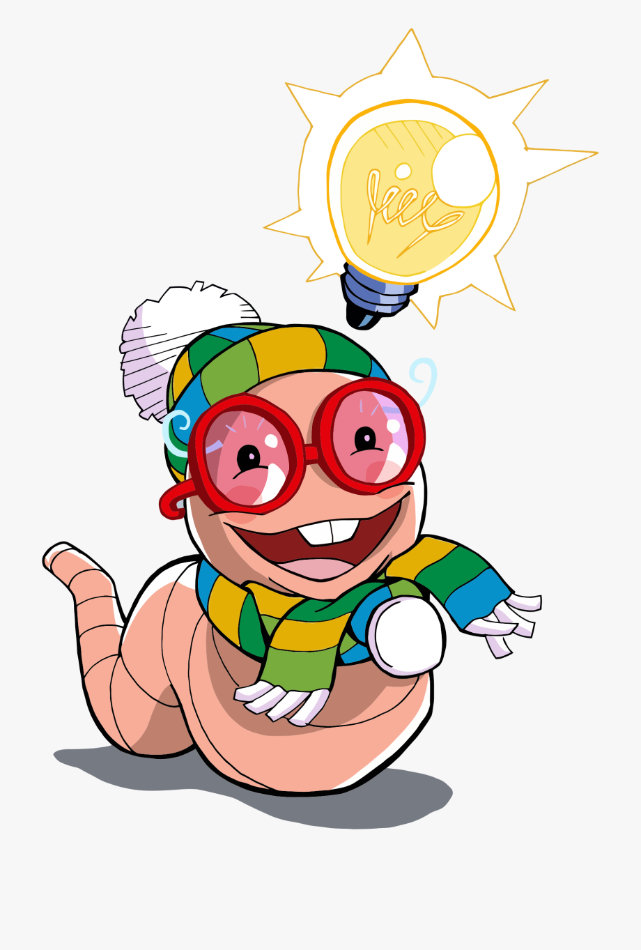Nerdy icons png nerd. Worm clipart character