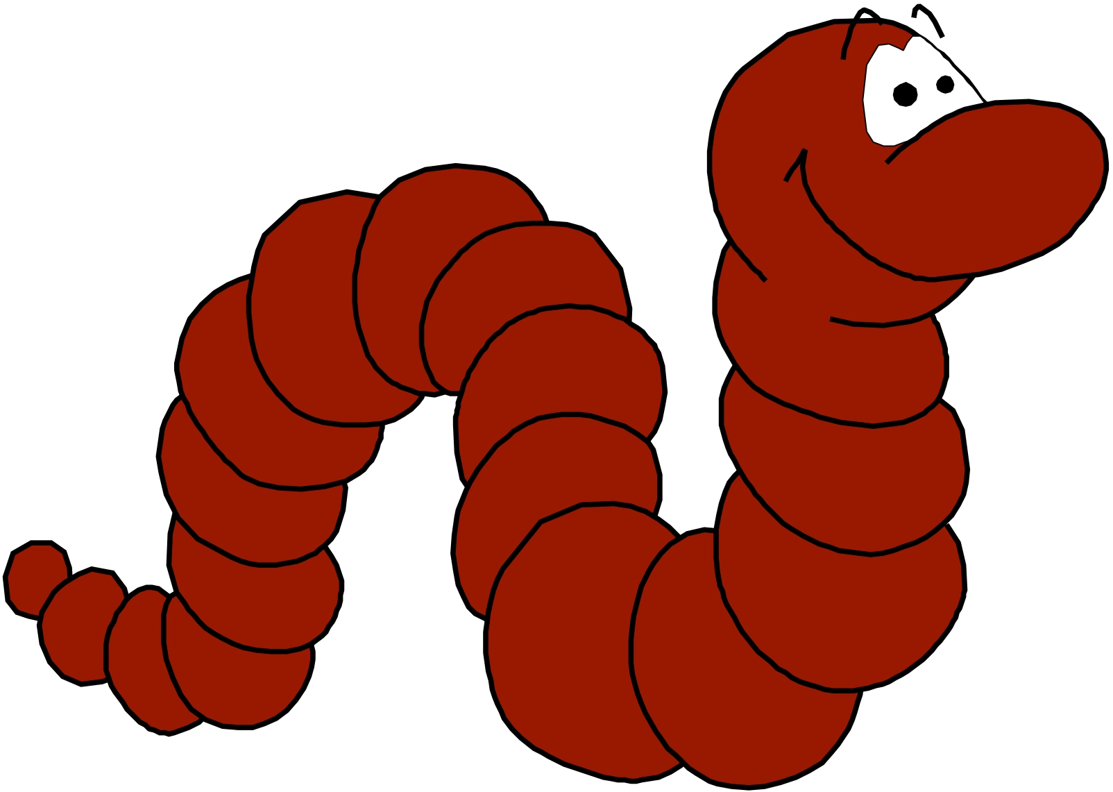 Free cartoon images download. Worm clipart comic