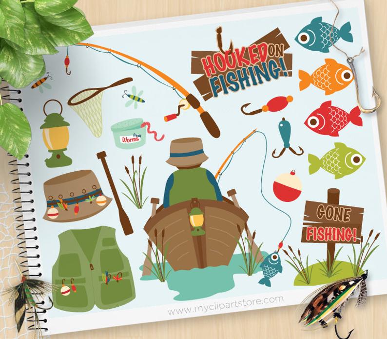 Worm clipart fishing equipment. Father s day tackle