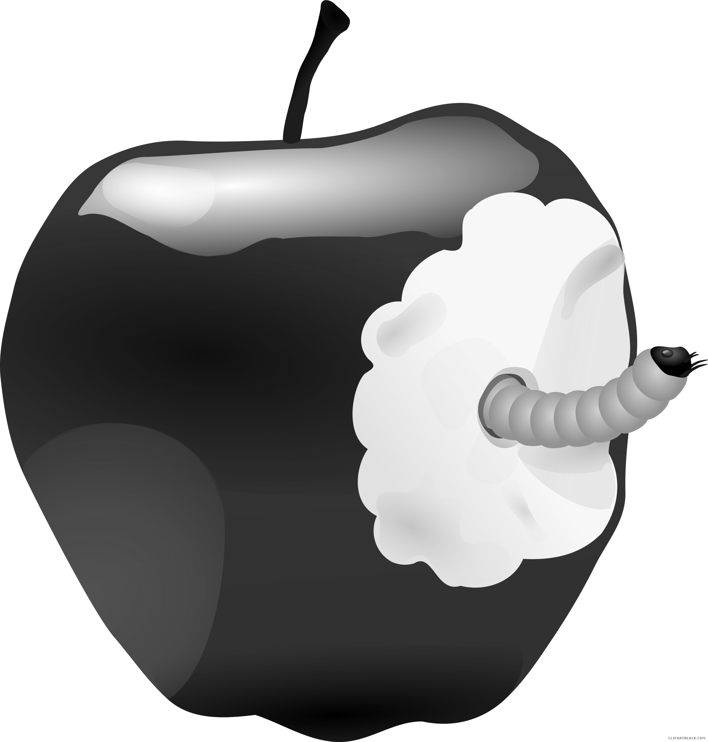 Worm clipart fishing worm. Apple with clipartblack com