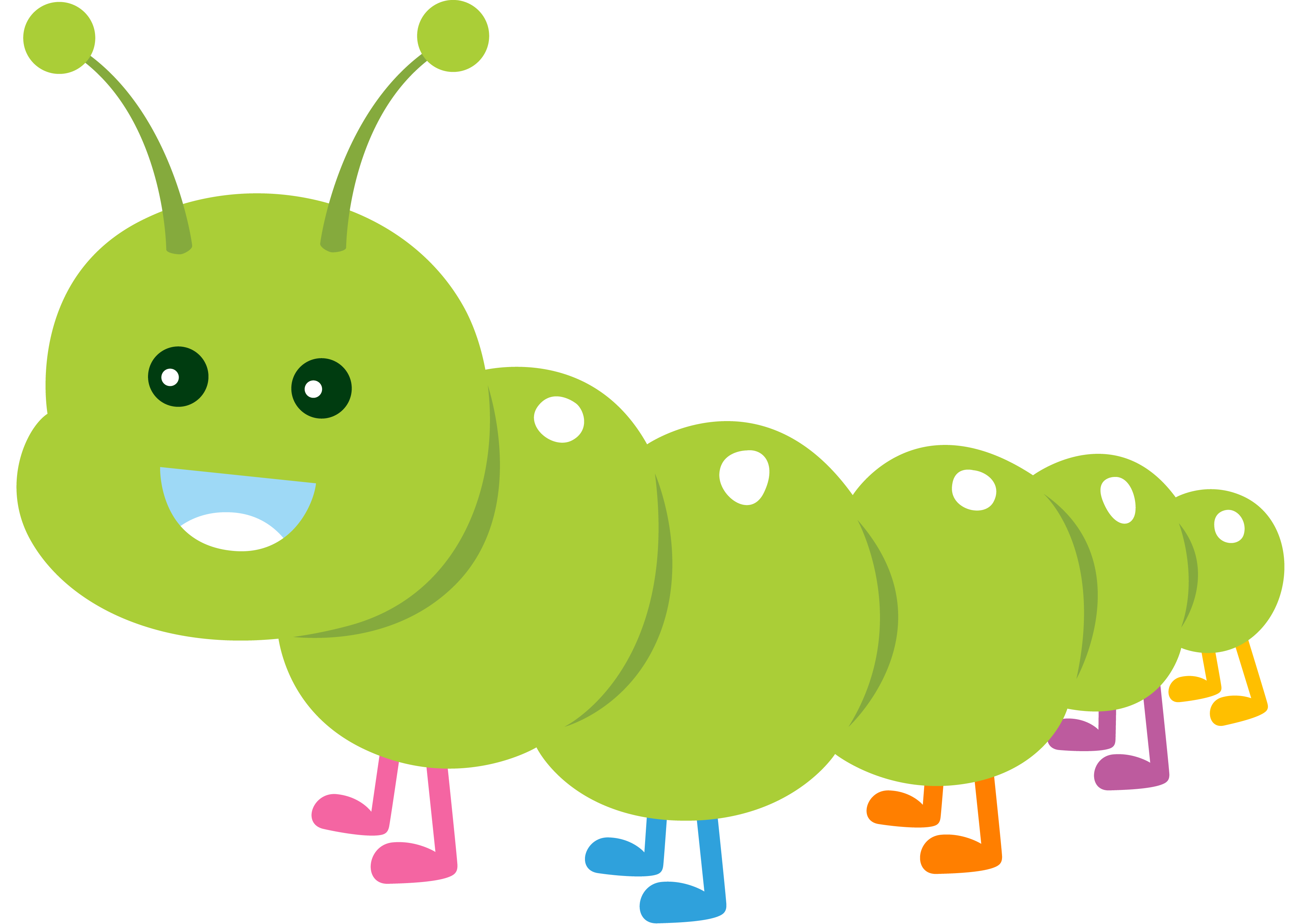 Worm clipart green thing. Glowworm catterpillar free on