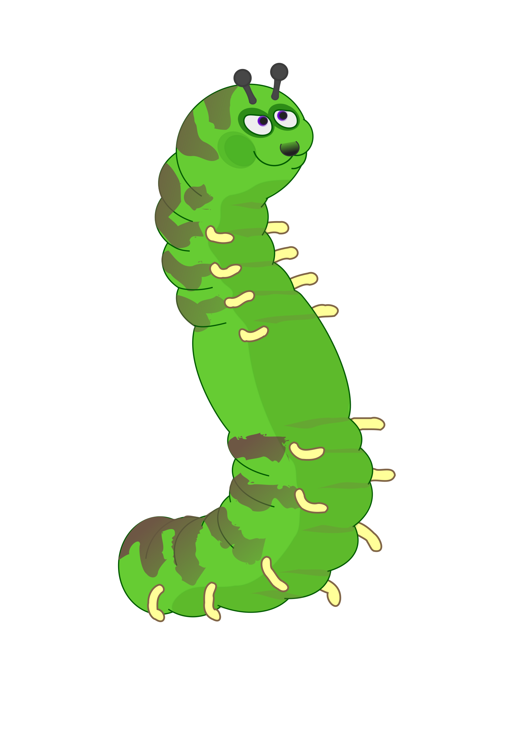 Worm clipart green thing. Caterpillar ldap big image