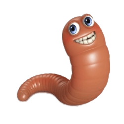Small transparent png stickpng. Worm clipart red worm