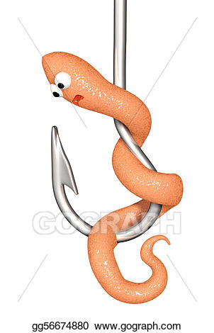 Worm clipart scared. Stock illustrations d on