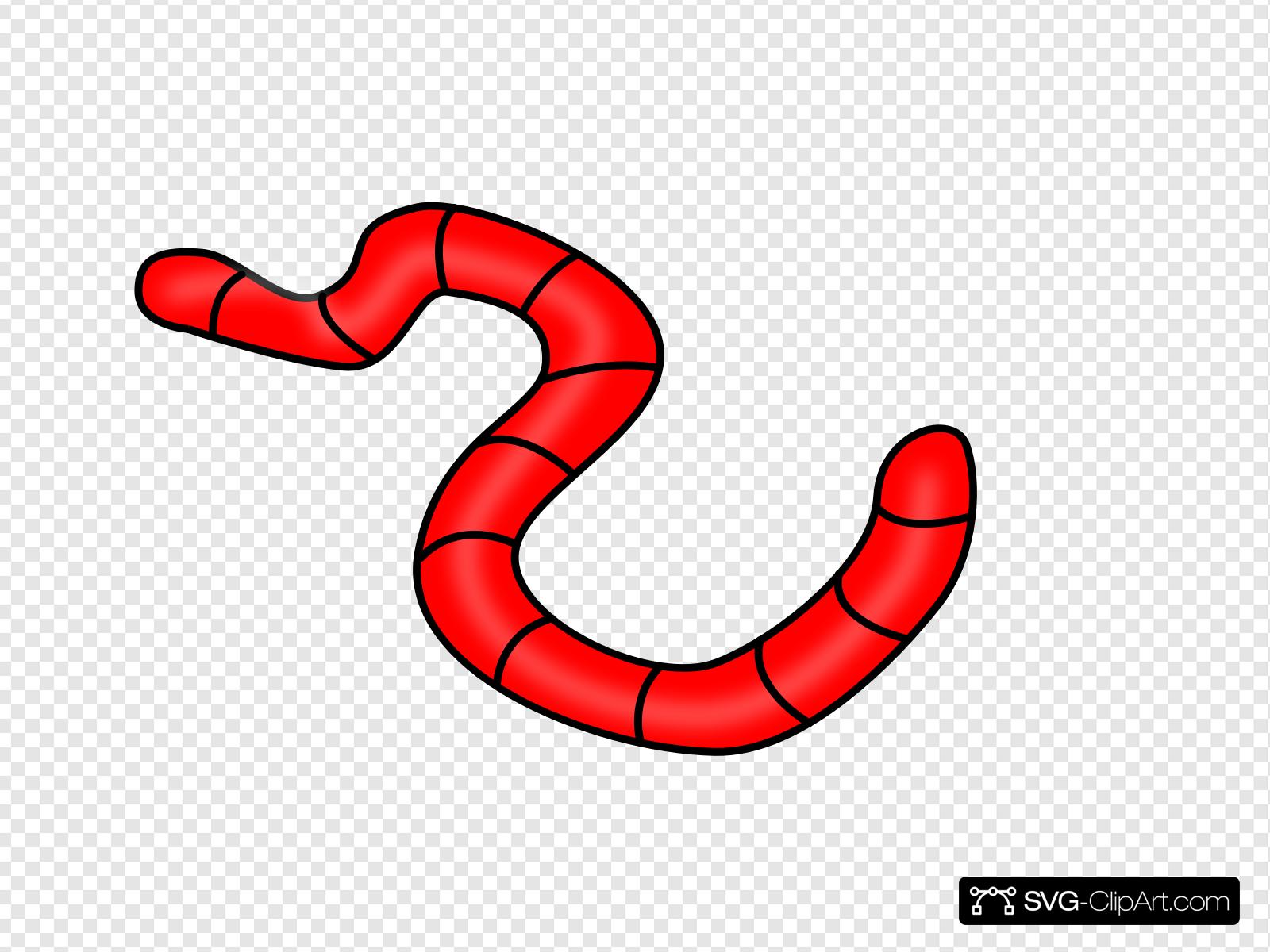 Worm clipart svg. Red earth clip art