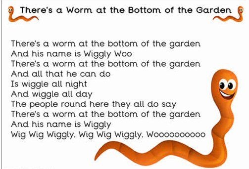 Worm clipart wiggly woo. Image result for poem