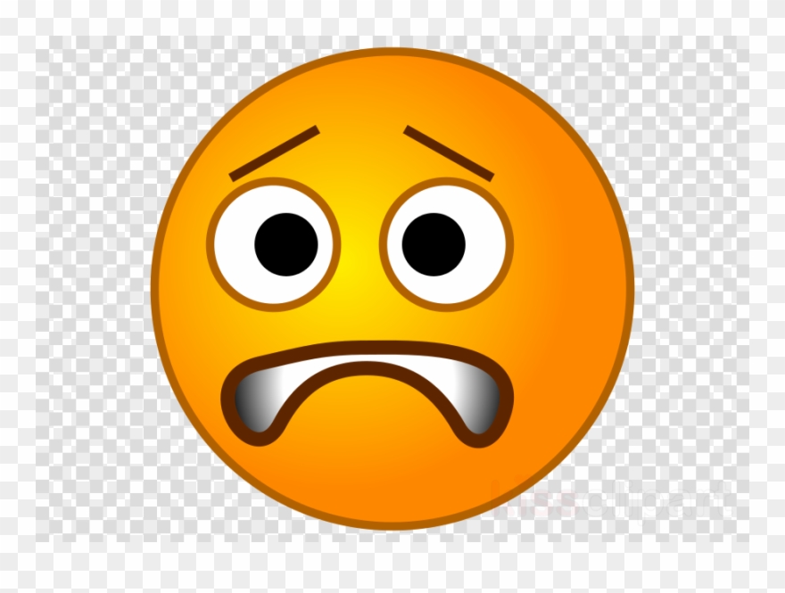 Worry clipart transparent. Worried emoji emoticon clip