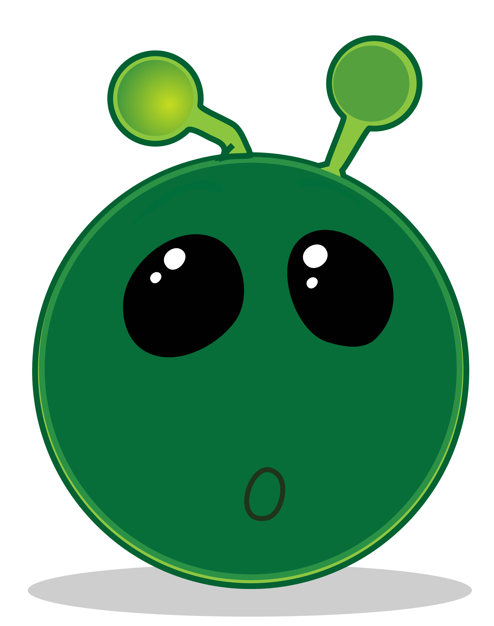 File smiley alien svg. Wow clipart green