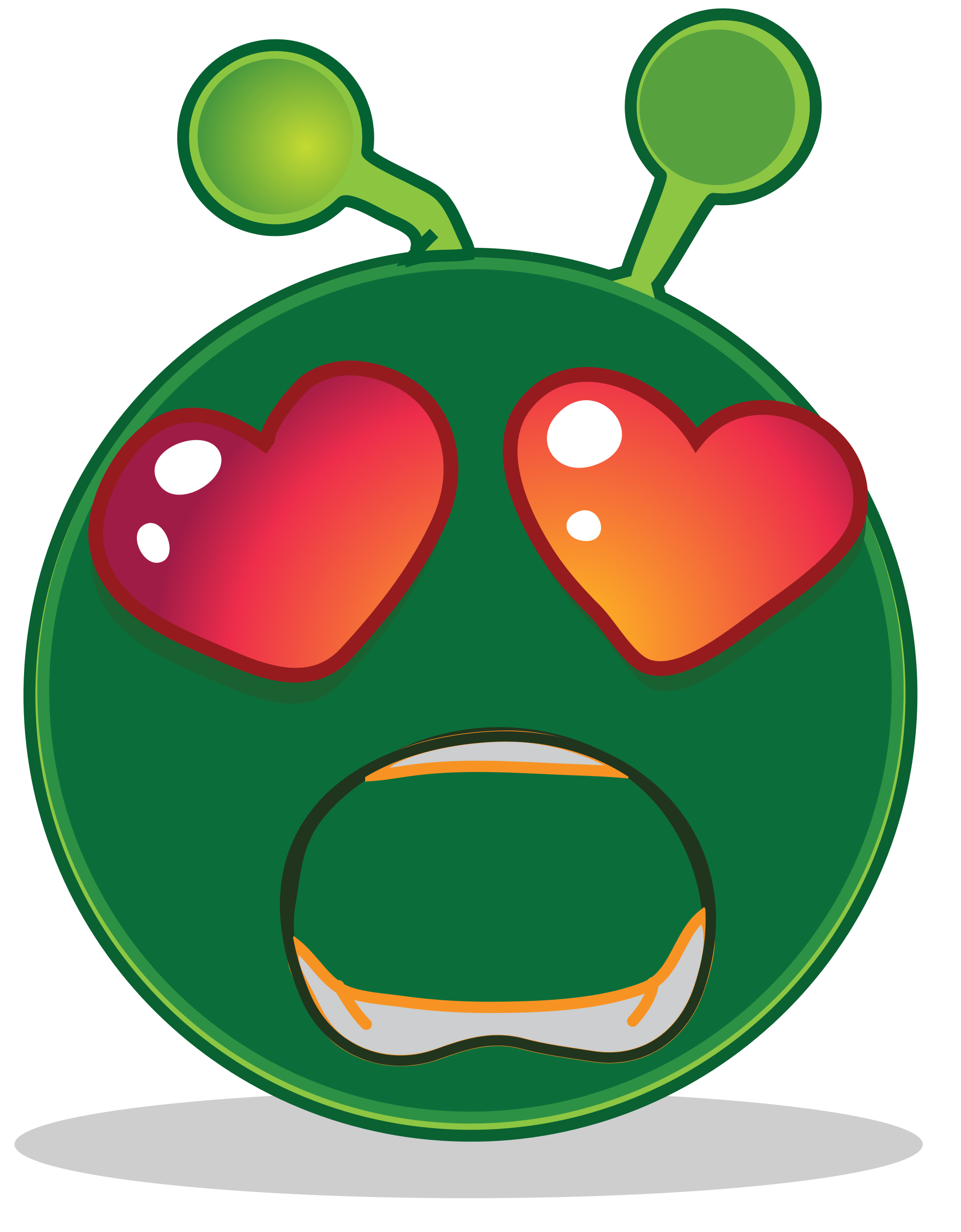 Wow clipart surprised expression. File smiley green alien