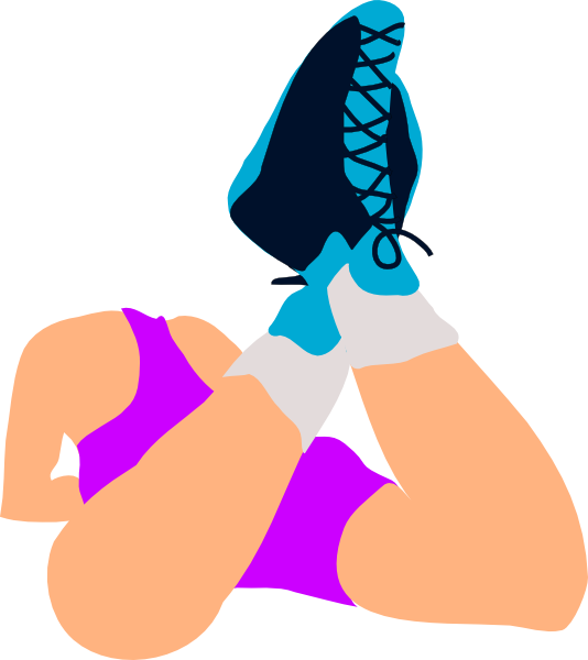 Wrestler laying down clip. Wrestlers clipart animated