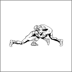 Drawings of wrestling clip. Wrestlers clipart easy drawing