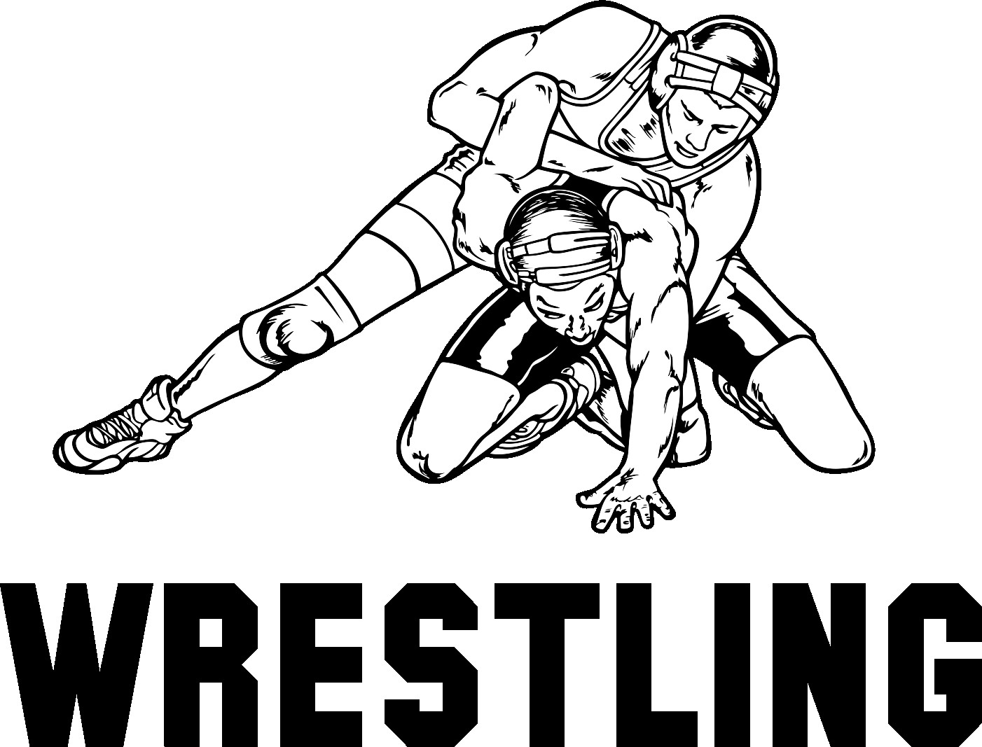 Wrestler clip art . Wrestlers clipart high school wrestling