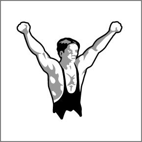 Free clip art download. Wrestlers clipart wrestling coach