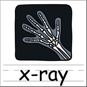 Xray clipart clip art. Basic words x ray