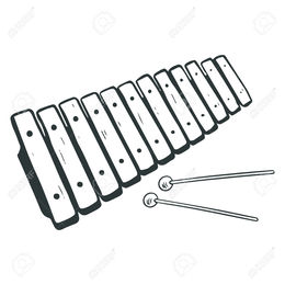 Xylophone clipart tool. Download drawing 