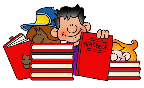 . Yearbook clipart book page