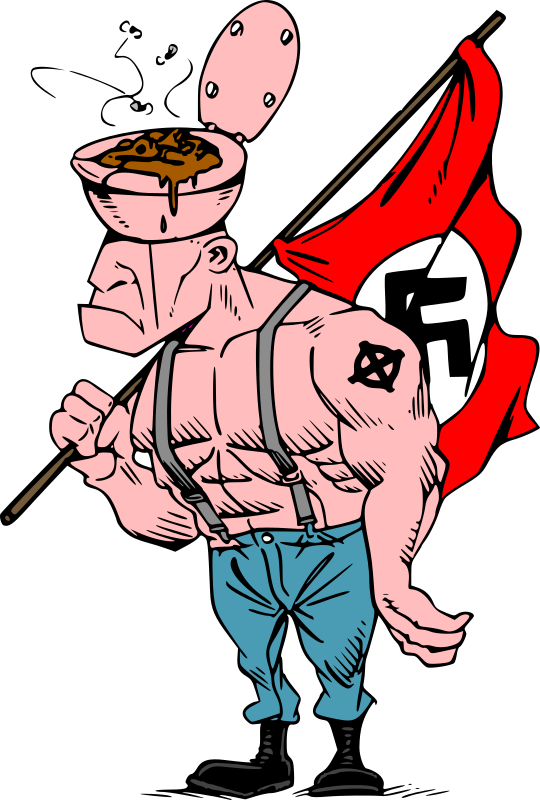 Yelling clipart belligerent. Neo nazis you said