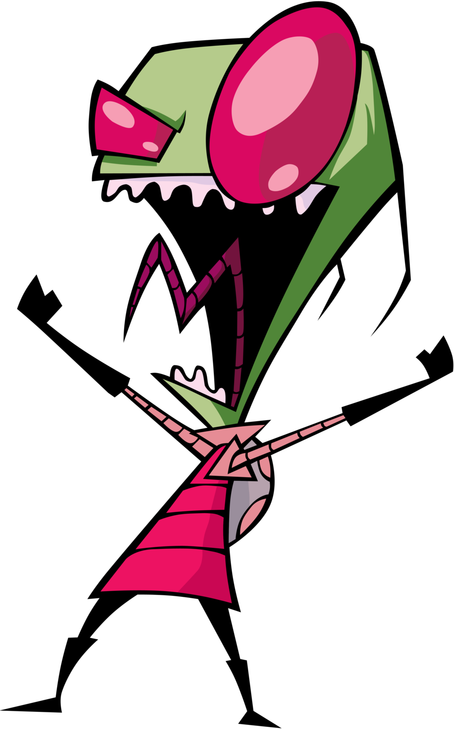 Aggregate cognizance invader zim. Yelling clipart manner