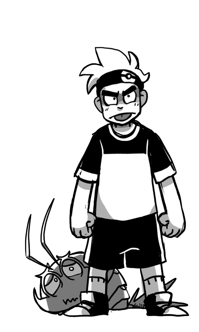 Trainer guzma wants to. Yelling clipart rebellious child