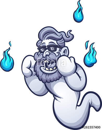 Hipster cartoon ghost clip. Yelling clipart situation