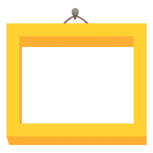 Photo transparent svg vector. Yellow frame png