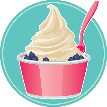 X free clip art. Yogurt clipart blueberry yogurt