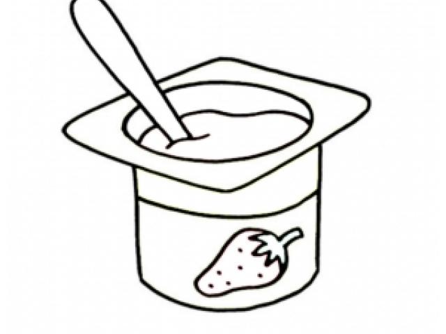 Yogurt clipart outline. Free download clip art