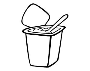 Drawing at paintingvalley com. Yogurt clipart sketch