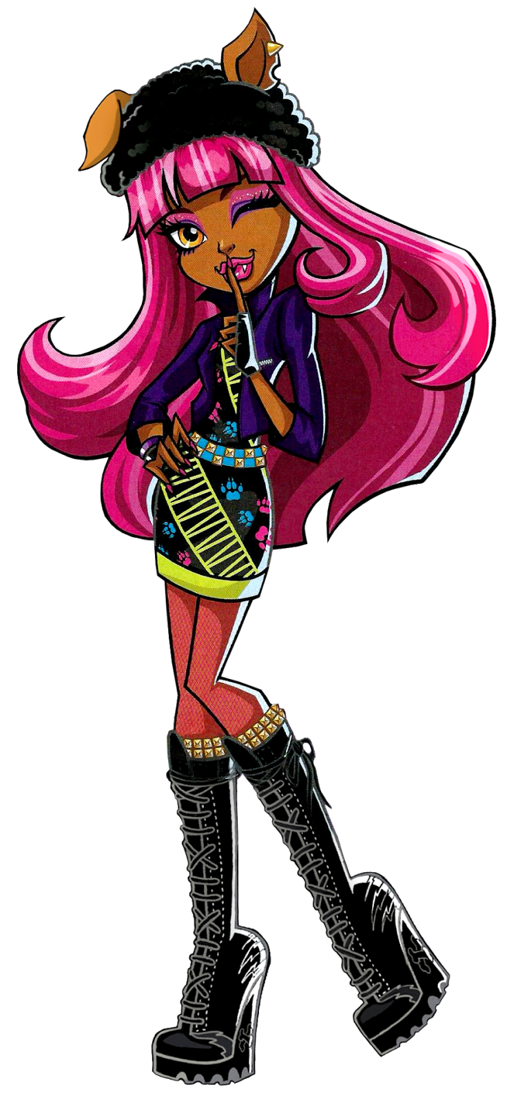 Monster high howleen wolf. Young clipart half sister