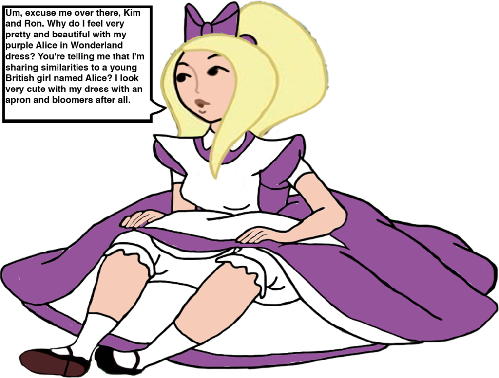 Young clipart me girl. Britina as little alice