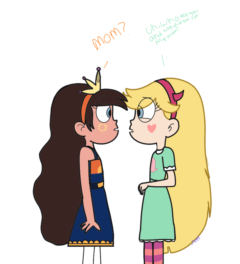 Aurora meets her mom. Young clipart old father