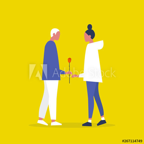 Young clipart romantic date. Saint valentines day a