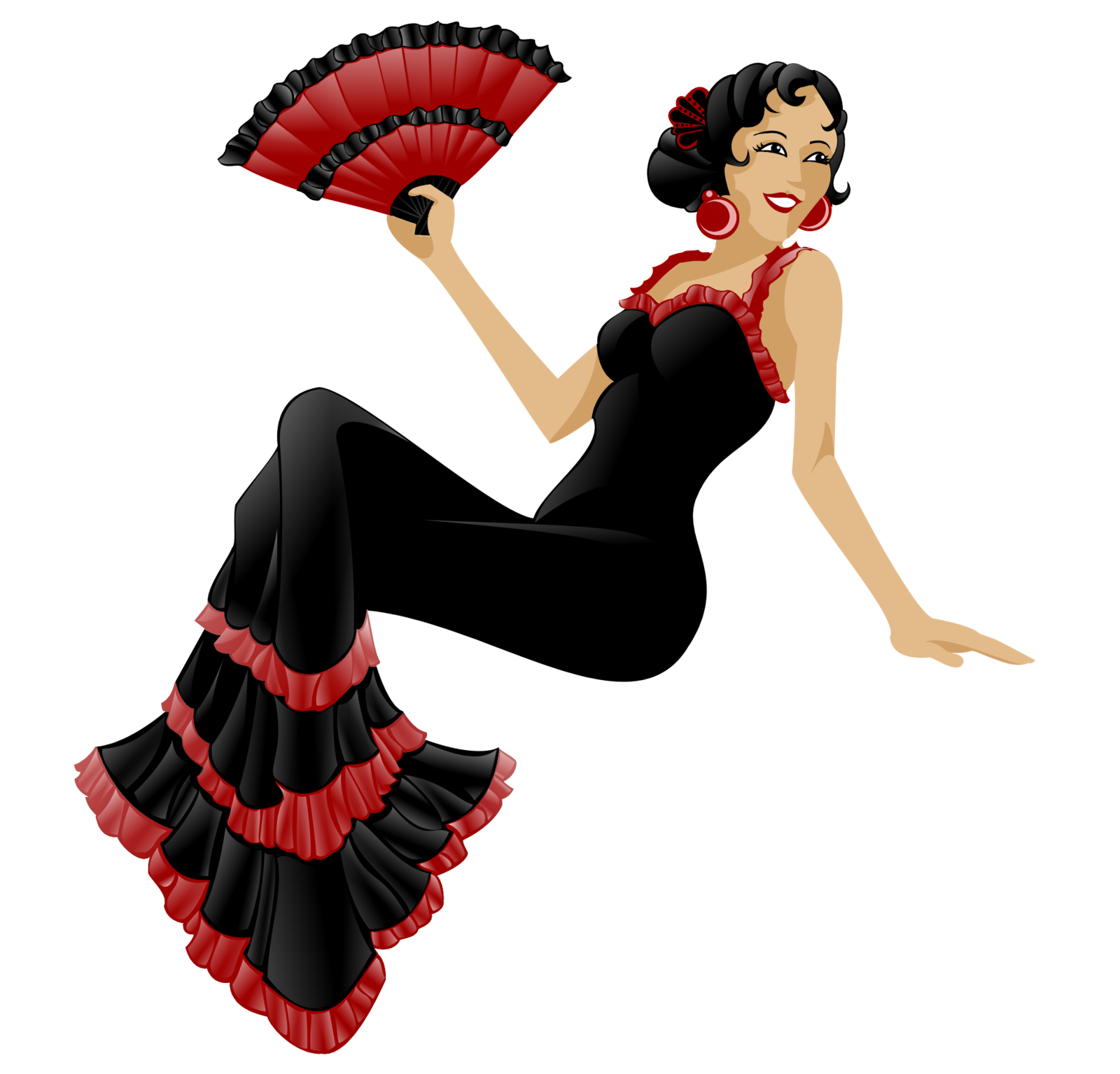 Youtube clipart fashion. Spain flamenco dance clip