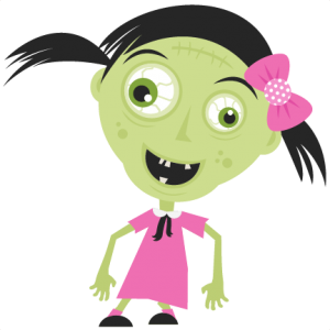 Zombie clipart. Silhouette clip art at