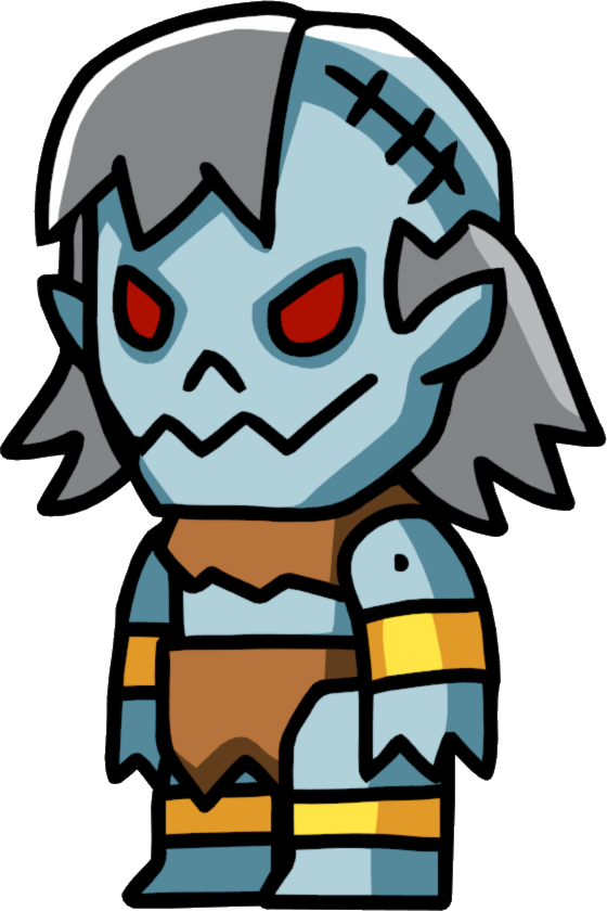 Zombie clipart goblin. Ghoul monster scribblenauts wiki
