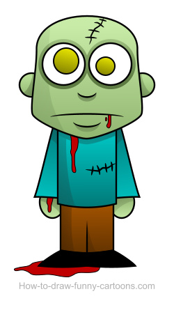 Drawings sketching vector . Zombie clipart simple