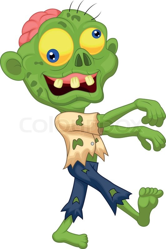 Free download best . Zombie clipart simple
