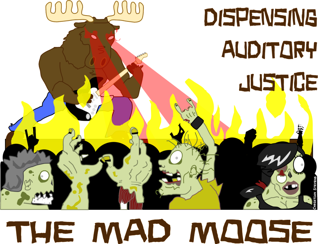 Zombie clipart zombie crowd. Moose lasers for one