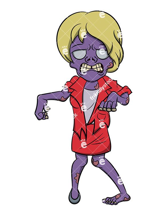 Pin on . Zombie clipart zombie lady