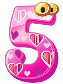 Cute Number Five PNG Clipart Image | 1-10 | Pinterest | Clipart ...