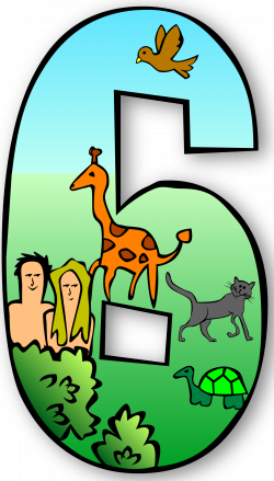 Clipart - Creation Days Numbers