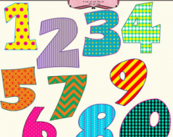 Fancy Numbers 1 20 Clipart
