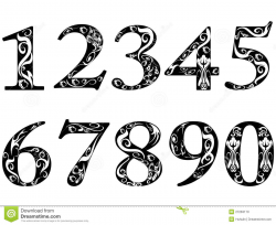 28+ Collection of Fancy Numbers Clipart | High quality, free ...