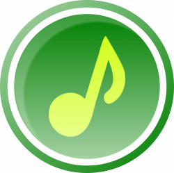 Clipart - Music Icon-Green-1