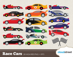 BUY 2 GET 1 FREE Race Car clip art - racing car clipart - racing ...